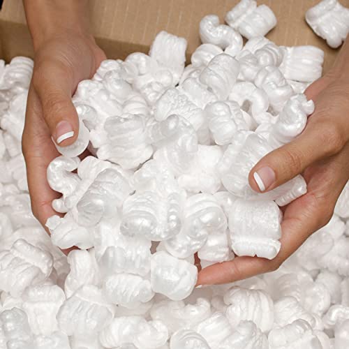 Moving Packing Peanuts 3.5 cu. ft. (22.5 Gallons) S-Shaped Popcorn