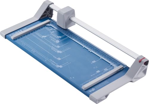 Dahle 507 Personal Rotary Trimmer 12-Inch Cut Length, 7 Sheet Capacity, Self-Sharpening, German Engineered Paper Cutter