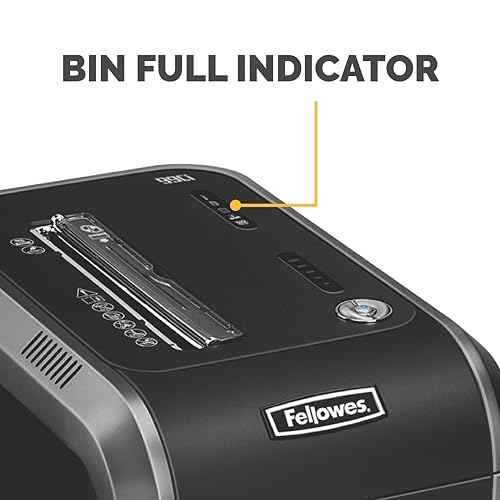 Fellowes Powershred 99Ci 18-Sheet 100% Jam-Proof Heavy Duty Crosscut Paper Shredder Machine for Office and Home, Black/Gray 3229904