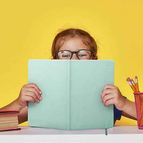 32 Pcs Large Bible Cover Gift Set with 12 Pastel Markers 6 Gel Pens 6 Bookmarks 6 Sheet Bible Tabs and Lined Journal Notebook for Women Office Home Teachers Supplies