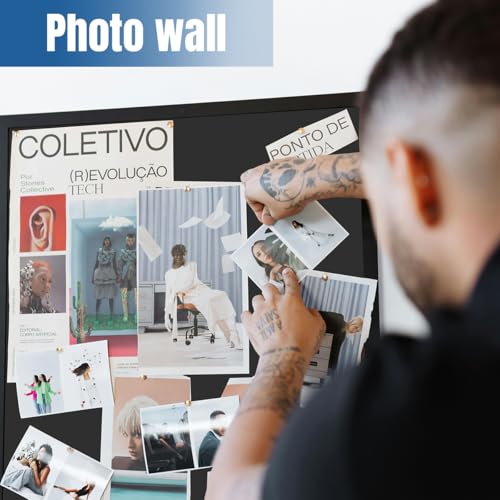 3 Pack Black Foam Board 24x36 3/16 Thick Foam Core Board for Projects Black Poster Board for Painting Displaying and Craft Projects