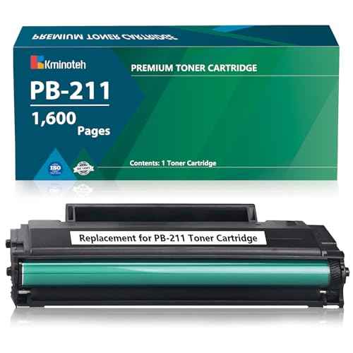 PB-211 Toner Cartridge Compatible for Pantum PB-211 PB211 PB-211E PB211EV Toner Cartridge Work with Pantum P2502W P2500W M6552NW M6550NW M6600NW M6602NW Series, Yeild up to 1600 Pages