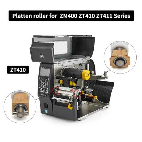 79815M P1058930-080 Kit Platen Roller for Zebra ZM400 ZT410 ZT411 Thermal Label Printer - Replacement Printer Transfer Roller Compatible with Zebra ZM400 ZT410 ZT411(203dpi, 300dpi, 600dpi)