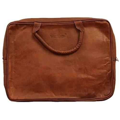 15.6-Inch Leather Laptop Sleeve for MacBook Pro Air 15-inch, 15.6-inch Laptop - Brown