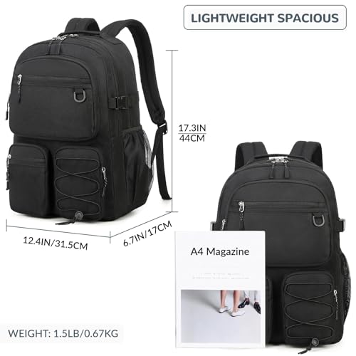Lohol Water Resistant Daypack with Mulitiple Pockets for School