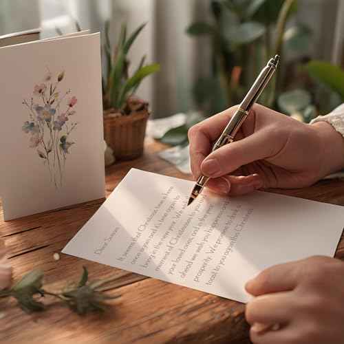 100 PACK Blank Cards with Envelopes, Blank Greeting Cards 4x6, Beautiful Blank Greeting Cards, Elegant Floral Note Cards with Peel-and-Seal Envelopes, Empty Stationary Set For All Occasions