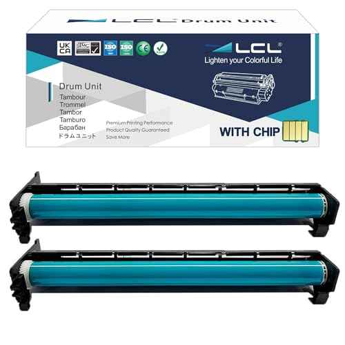 LCL Compatible 051 Drum Unit Replacement for Canon 051 2170C001 051DR for Canon ImageCLASS MF263dn MF264dw MF266dn MF267dw MF269dw LBP161dn LBP162dw LBP1692dwkg Printer (2-Pack Black)