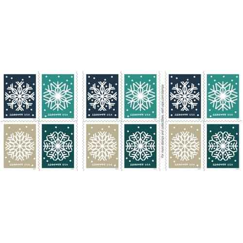 Winter Whimsy 2024 (1 Booklet, 20 Stamps) First-Class Mail Forever Postage Stamps