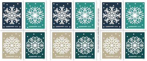 USPS Winter Whimsy 2024 20-Count First-Class Forever Postage Stamps