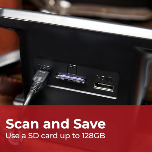 Magnasonic Film Scanner - All-in-One 24MP Converts 35mm, Slides & Super 8 to Digital with 5" Display & HDMI (FS71) - Film Scanner