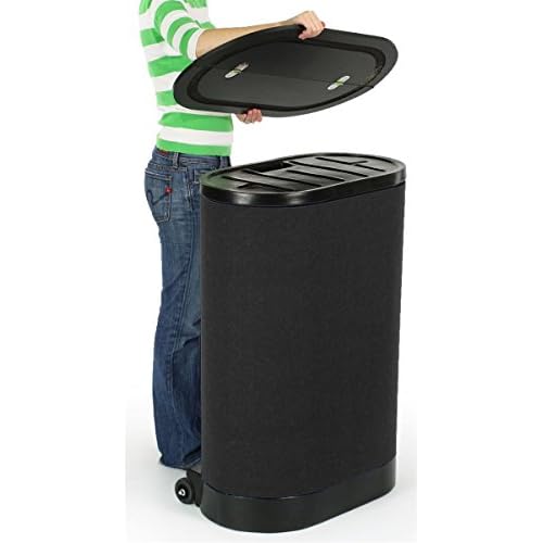 Pop Up Booth, Curved 8ft Wall - Black Hook & Loop Receptive Fabric