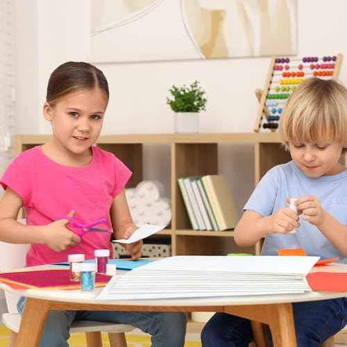 10PCS White Self Adhesive Felt Fabric Sheets Sticky Felt Sheets for Craft Supplies Art Home Making£¨8.3" x 11.8"/20 x 30cm£©