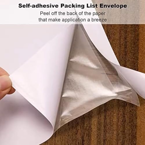 1000 Pack 6x9 Clear Shipping Envelope Pouches Waterproof Self-Adhesive Mailing Bags