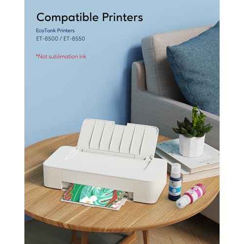 Hiipoo 552 Ink Bottles 6 Pack ET-8550 ET-8500 Replacement for 552 Ink Refill Bottle Work for Photo ET 8550 ET8500 Photo ET-8500, ET-8550 Printer (BK PB C M Y GY)
