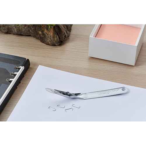 Bostitch Office Premium Staple Remover Tool, No Tear Push-Style Staple Puller, All-Metal, Chrome, Pack of 3
