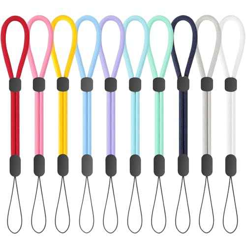Hand Wrist Strap Lanyard, Adjustable Nylon Colorful for Mobile Phone, Camara, USB Flash Drive, ID Name Tag Badge