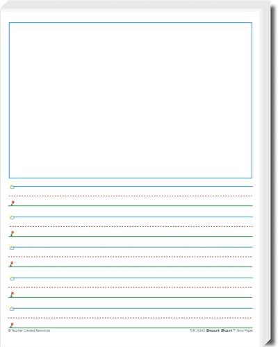 Teacher Created Resources Grade 1-2 Smart Start Story Paper - 360 Sheets