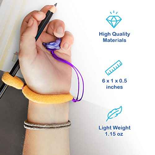 The Original OT Invented & PATENTED HandiWriter, Hand Made in the USA, Handwriting Aid for a Proper Tripod Grip, Finger Position & Better Penmanship. Great For All Kids Kindergarten Age & Up (12 Pack)