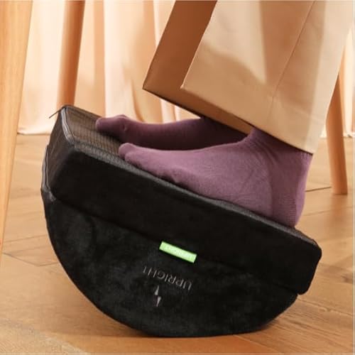 Upright GO Ergonomic Foot Rest | Gel Ventilated Memory Foam Stool for Under Desk