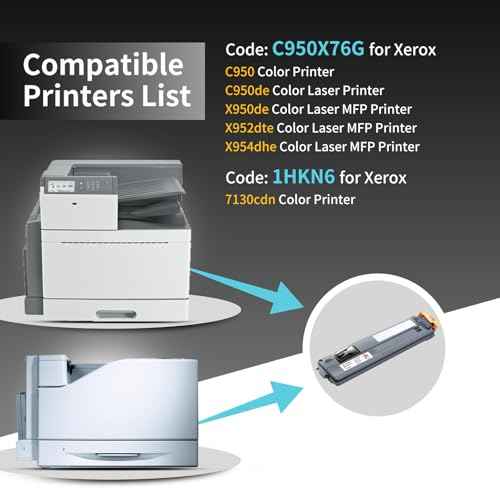 008R13061 Waste Toner Container for Xerox Workcentre 7525 7530 7535 7545 7556 7830 7835 7845 7970 7425 7428 7435,AltaLink C8030 C8035 Printer,Compatible 108R00865,108R00982,C950X76G Waste Cartridge