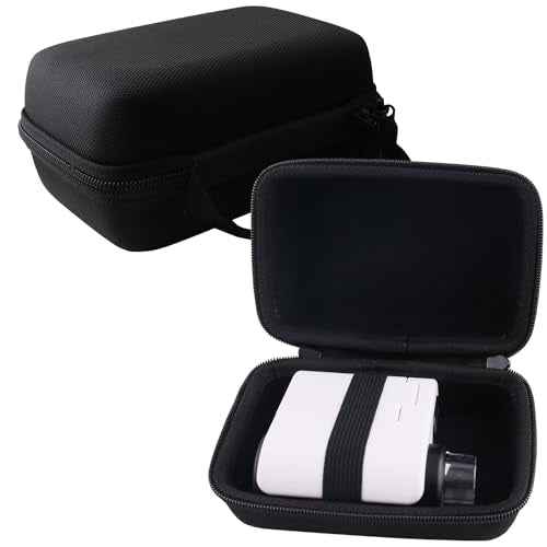 WERJIA Hard Case for Kids Microscope, Compatible with Barchrons/WINWEND/RODDEN, 5.4 Inch, Black, Semi-Waterproof, Travel & Home Storage