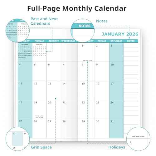 Pocket Calendar 2026-2027 for Purse, Two Year Monthly Planner Pocket Size, Jan 2026 to Dec 2027 Monthly Planner Small Size (6.5" x 3.5") - Wildflowers