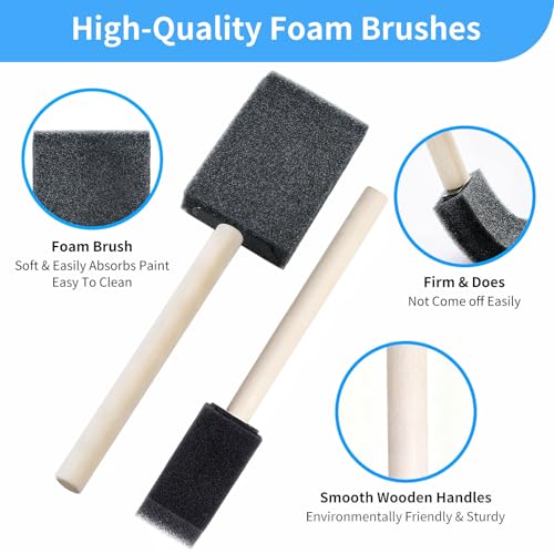 MOIKKA-GC 12PCS Foam Paint Brush Set 1
