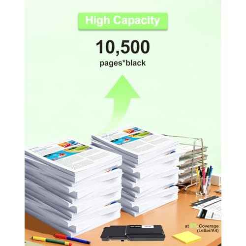 greencycle C400 C405 106R03524 High Yield Black Compatible Toner Cartridge Replacement for Xerox Versa Link C400 C405 C400D C400DN C405N C405DN Printer (1 Pack, 10,500 Pages per Black Toner)