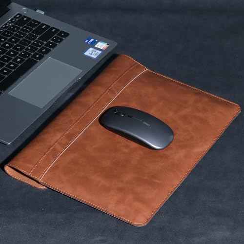 Leather Laptop Sleeve 13 Inch Compatible with MacBook Air M4 M3 M2 M1 2025-2018£¦MacBook Pro M2 M1 2025-2016,Wear-Resistant and Scratch-Resistant Protective Case Cover,Brown