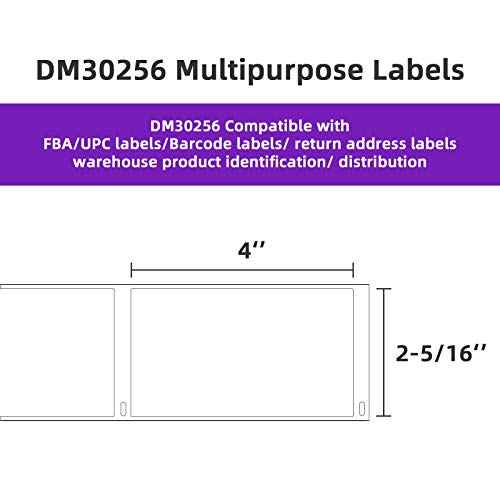 AveneMark 12 Rolls Compatible DYMO 30256 (2-5/16" x 4") Direct Thermal Labels - 3600 Labels