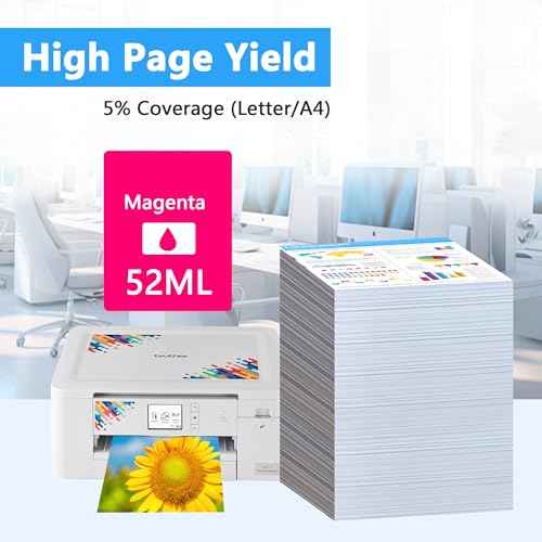 LCL SP-1 SP01 Sublimation Ink Cartridges SP01MS High Capacity Ink Compatible with Brother Thermo Sublimation SP-1 Printers (1-Pack Magenta)