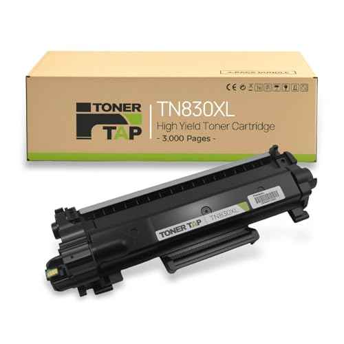 TonerTap TN830XL Toner for Brother Printer, Compatible for Brother TN830 XL for HL-L2460DW, DCP-L2640DW, MFC-L2820DW, High-Yield (Non-OEM)