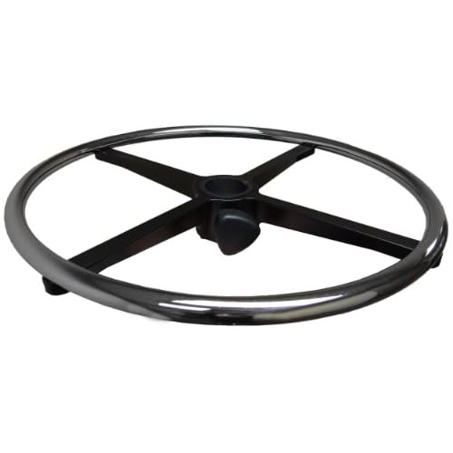 18" Chrome Foot Rest Ring for Drafting Stool or Office Chair - S4167-3