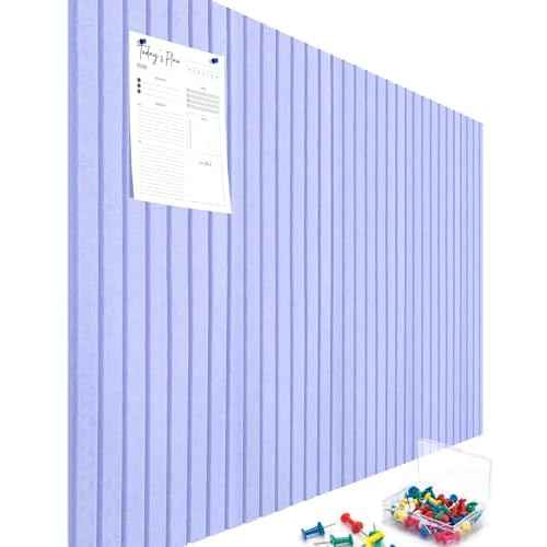 Cork Boards for Walls 48" x 36" Felt Board Alternative, 12 Pack Felt Wall Tiles Bulletin Board, Large Cork Board for Office Pin Board Tack Board Cork Boards