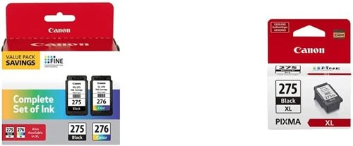 Canon PG-275/CL-276 Multi Pack Ink Cartridges - Compatible with PIXMA TS3520, TS3522, TR4720