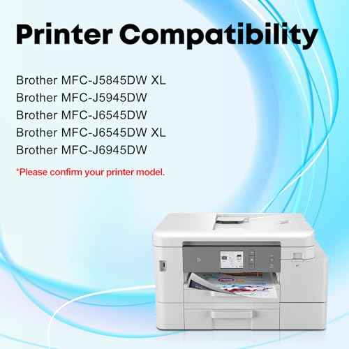 Miss Deer LC3037 Black Ink Cartridges Compatible Replacement for Brother LC3037BK LC3037 LC3037XXL LC3039, Work for Brother MFC-J6945DW MFC-J5845DW XL MFC-J5945DW MFC-J6545DW XL