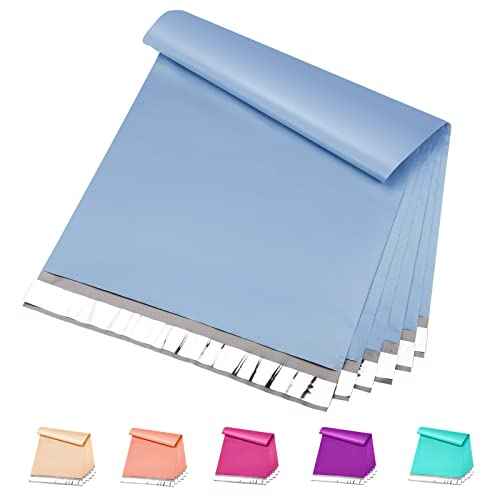 Metronic Poly Mailers 24x24 100Pack Blue, Large Shipping Bags for Clothing, Strong Self-Seal Mailers Poly Bags Shipping Envelopes, Thick Mailing Bags Large Package Bags for Small Business