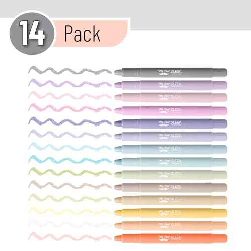 Mr. Pen- Gel Highlighters, 14 Pack, Ethereal Pastel Colors, Bible Highlighters for Bibles That Do Not Bleed