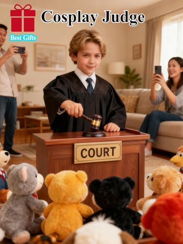 Classical Wooden Gavel and Sound Block Set for Lawyers Judges & Executives - IWENUAN