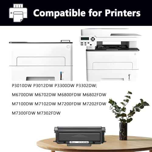 TL-410X Toner Cartridge Compatible for Pantum TL-410X TL-410 Toner Cartridge for Pantum M7102DW M6802FDW P3012DW P3302DW Series Printer, Page Yield Up to 6000 Pages(2 Pack£¬Black)