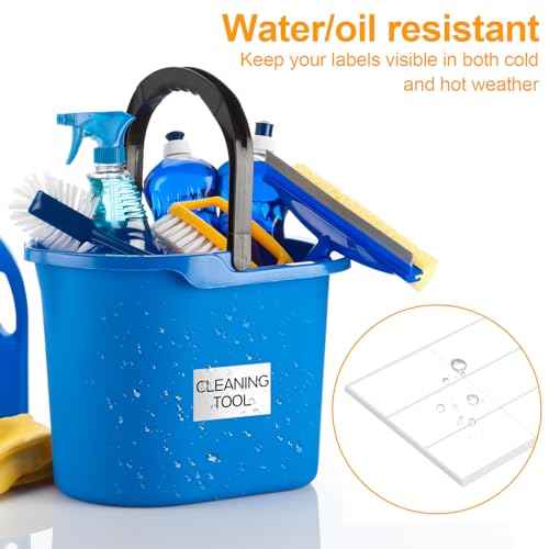 Joyberg Storage Box Labels, 420 Pcs, 2''x4'', Removable, Tear-Resistant, No Residue, for Bottles, Jars, School, Home, Business Organizing