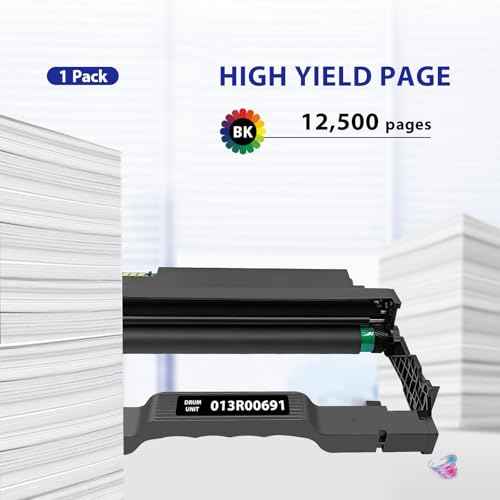 B230 B225 B235 Imaging Unit Compatible for Xerox 013R00691 Drum Unit Black for B225 B230 B235 B230dni B225dni B235dni Printer High Yiled 12,500 Pages 1 Pack