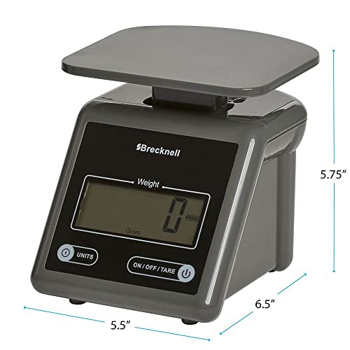 Brecknell PS7, Electronic Postal Scale, 7 lb x 0.002 lb