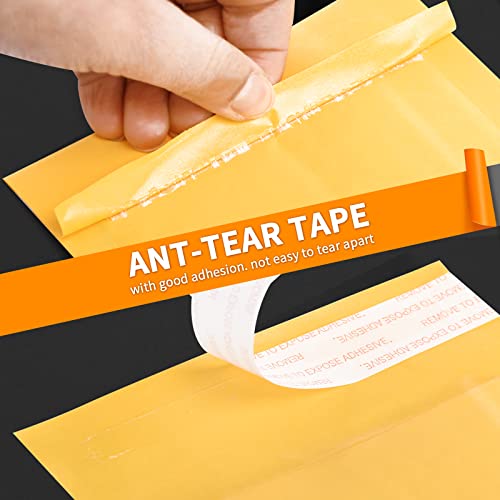 packbabol 8.5x11 Inch Kraft Bubble Mailers 50 Pcs Self-Sealing Yellow Envelopes #2