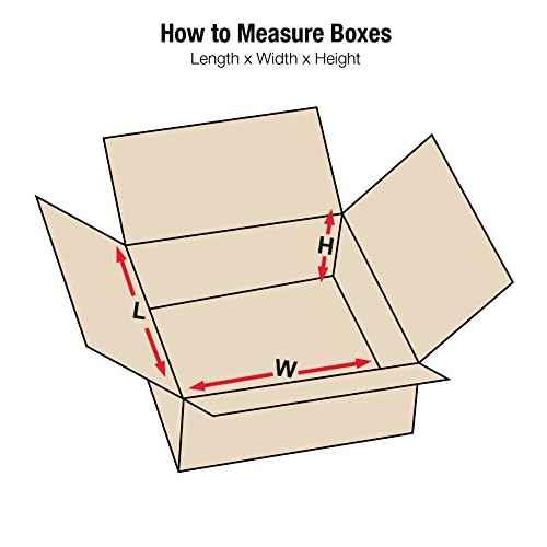 Aviditi 13 x 10 x 5 Corrugated Cardboard Boxes, Flat 13"L x 10"W x 5"H, Pack of 25 | Shipping, Packaging, Moving, Storage Box for Home or Business, Strong Wholesale Bulk Boxes