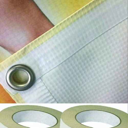 4U Media&Displays Super Strong Vinyl Banner Tape 1" x36 feet 12 Rolls Double-Sided (Banner Tape)