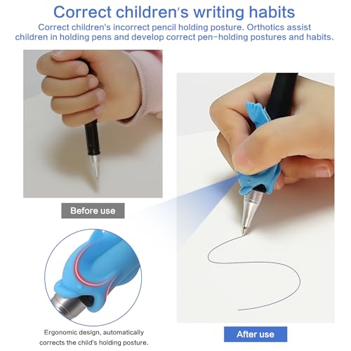 Grooved book magic pens for kids disappearing ink pens and reusable grooved handwriting practice or grooved writing books for kids 3-5, children magic copy books, invisible ink pen refills.