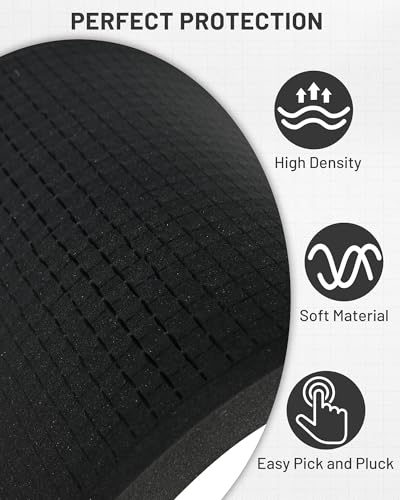 Pick and Pluck Foam 4-Pack (2P 16x12x2"+2P 16x12x0.4"). Tool Box