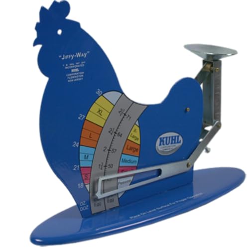 Kuhl JIFFY-III-12 Egg Grading Scale for Poultry, Chicken, Turkey & Duck Eggs