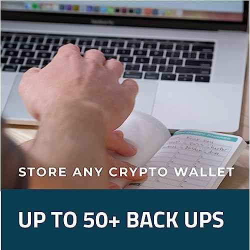 Stonebook - The Original World's Most Secure Crypto Seed Phrase Storage Notebook - Hackproof, Waterproof Cold Storage for Any Crypto Wallet or Hardware Wallet - Compatible with Ledger Nano, Trezor One, Xverse, Metamask & More